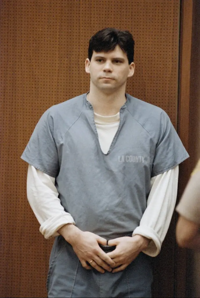 Lyle Menendez in court on 9th March 1994. Credit: Ted Soqui / Getty