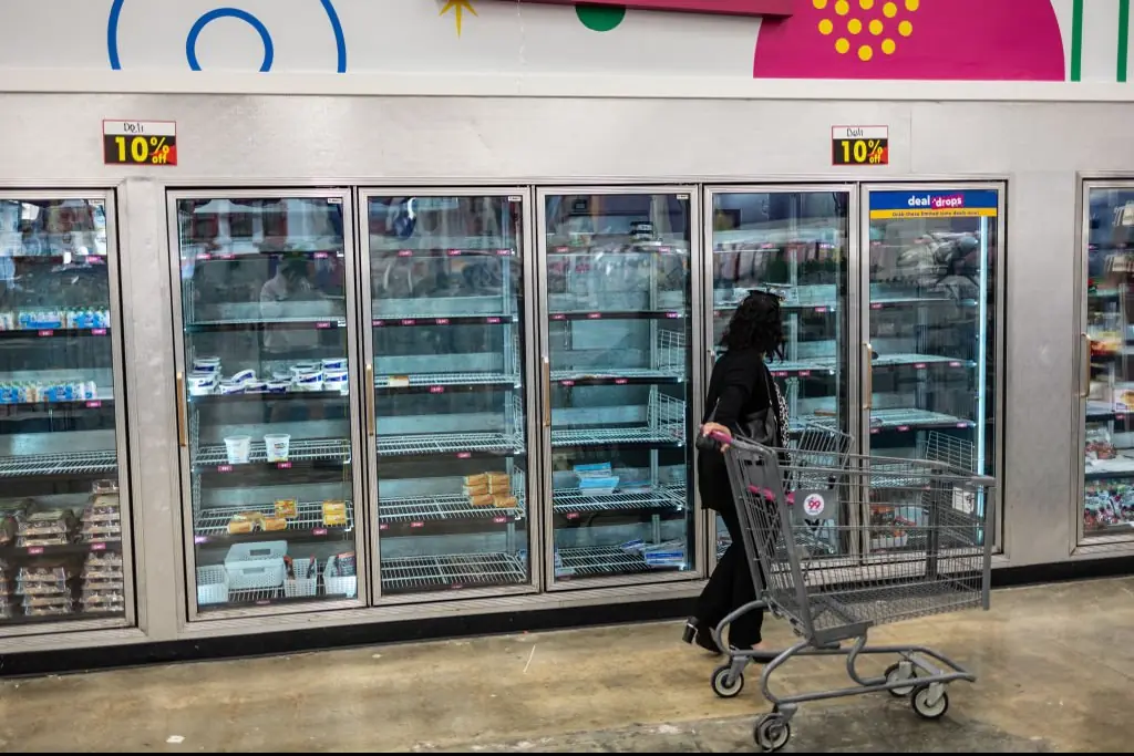 The man fell behind tall refrigeration units. (stock image) Credit: Jay L. Clendenin/Getty Images