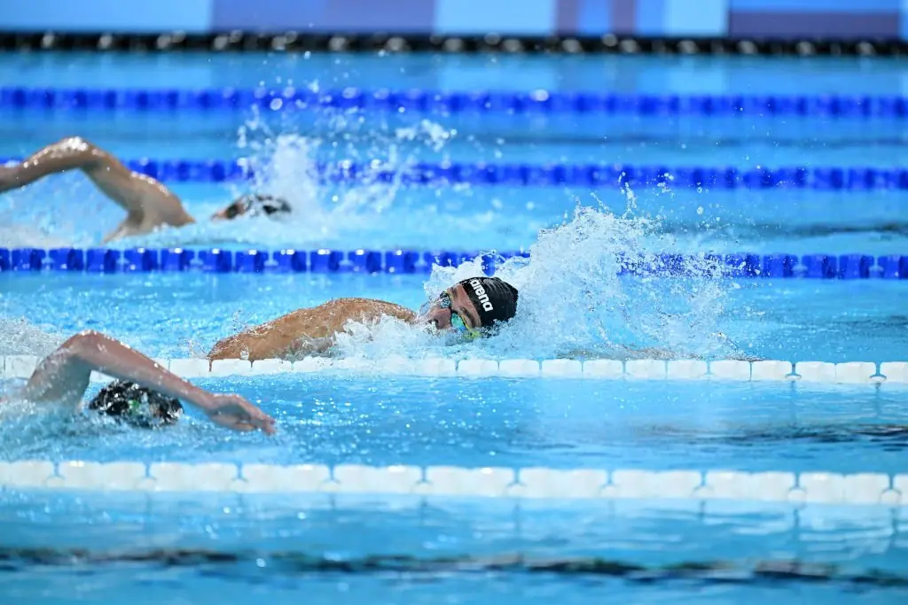 Peeing in the pool isn't as bad as we thought. Credit: Mustafa Yalcin/Anadolu/Getty
