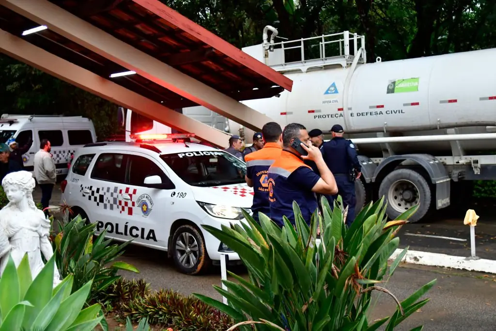 The plane crashed in Vinhedo, Brazil.  Credit:	Getty Images / Getty