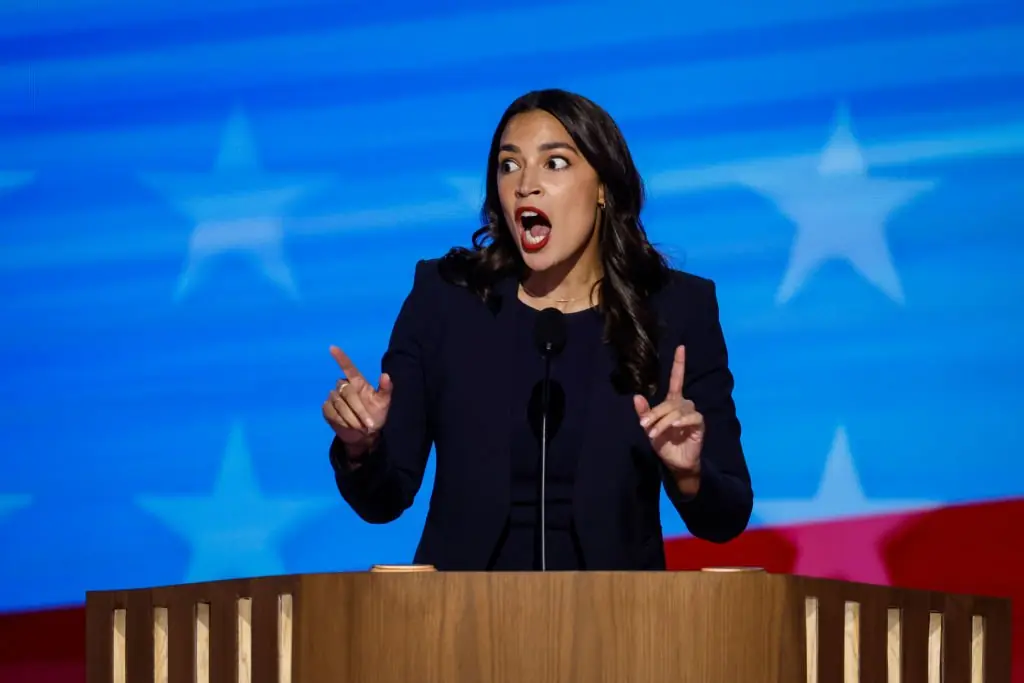 AOC's different accent left viewers confused. Credit: Chip Somodevilla/Getty Images