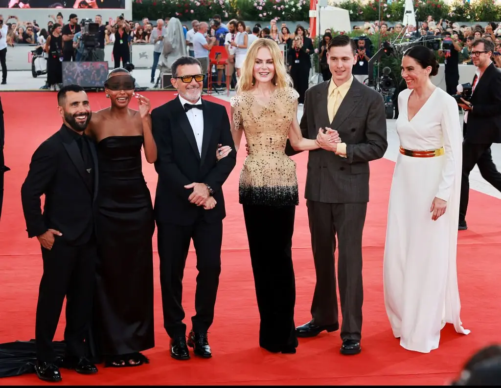 Kidman with David Hinojosa, Sophie Wilde, Antonio Banderas, Nicole Kidman, Harris Dickinson and Halina Reijn Credit: Matt Winkelmeyer / Getty