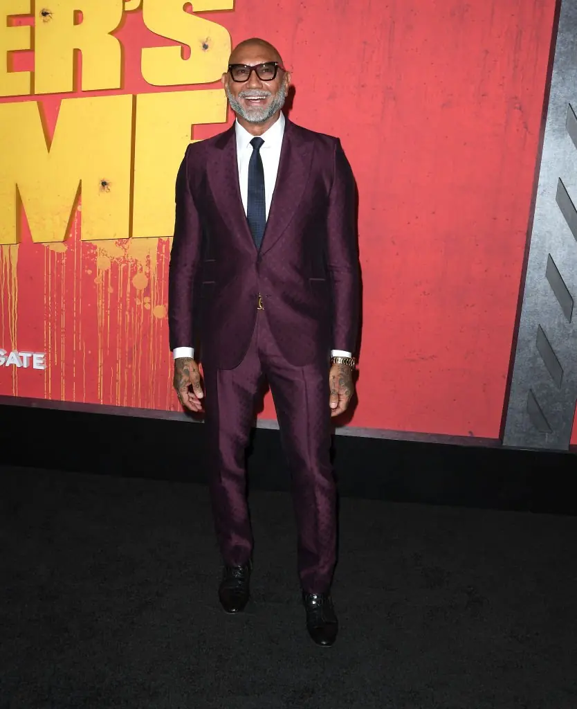 Dave Bautista is now sporting a slimmer frame. Credit: Steve Granitz / Getty 