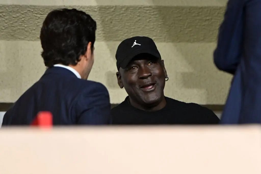 Michael Jordan was recently photographed at a soccer game. Credit: 	Chris Ricco - UEFA / Getty