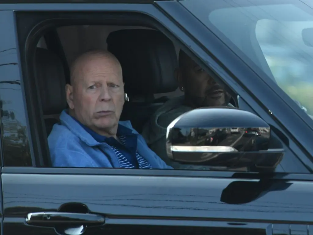Willis was spotted in a car in September. Credit: MEGA / Getty