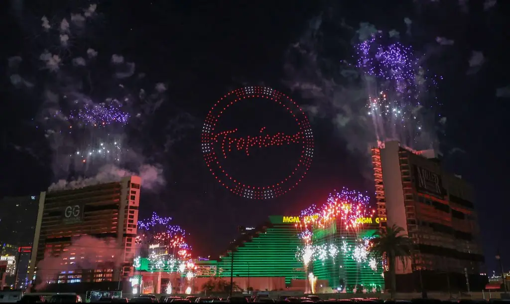 The historic building was sent off in style. Credit: Ethan Miller/Getty Images
