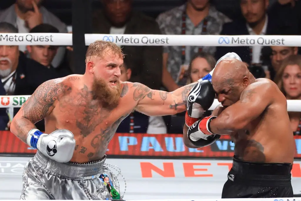 Jake Paul and Mike Tyson's match took place at AT&T Stadium on November 15, 2024. Credit: Christian Petersen / Getty
