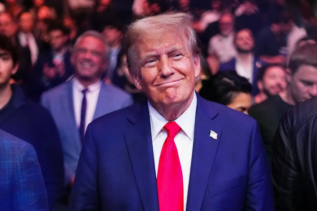 Donald Trump shared his thoughts on the decision. Credit: Jeff Bottari/Zuffa LLC/Getty Images 