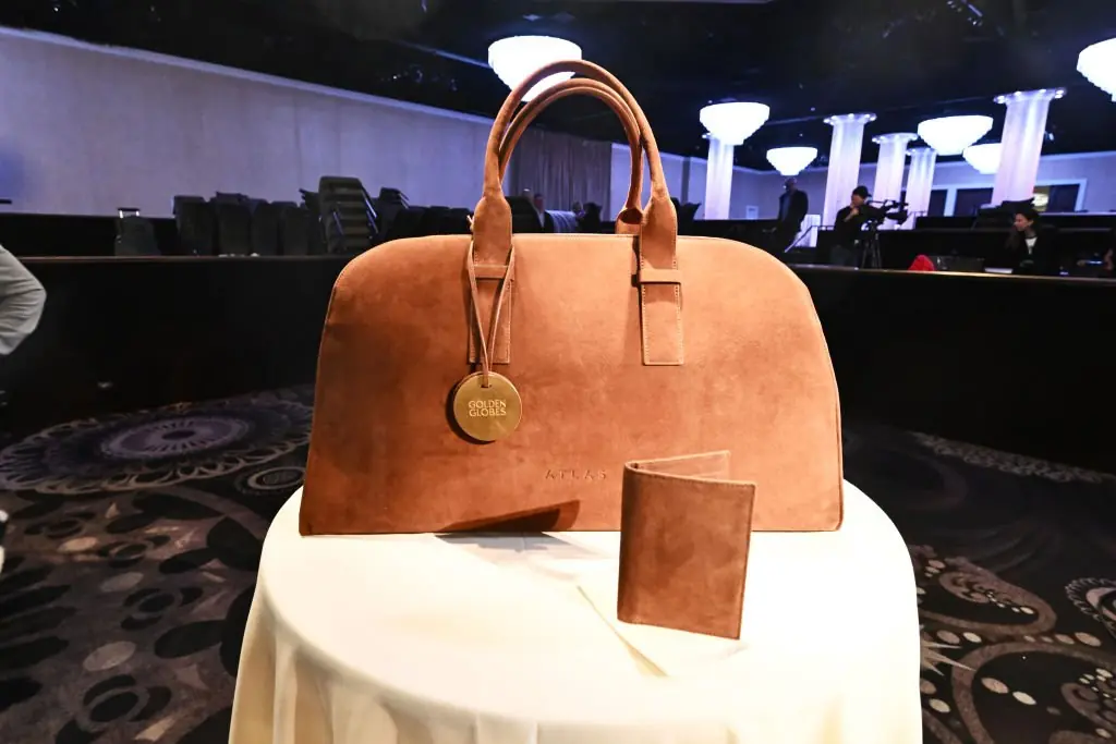 All winners and presenters get an Atlas Bespoke Weekender Bag. Credit: Michael Buckner / Getty