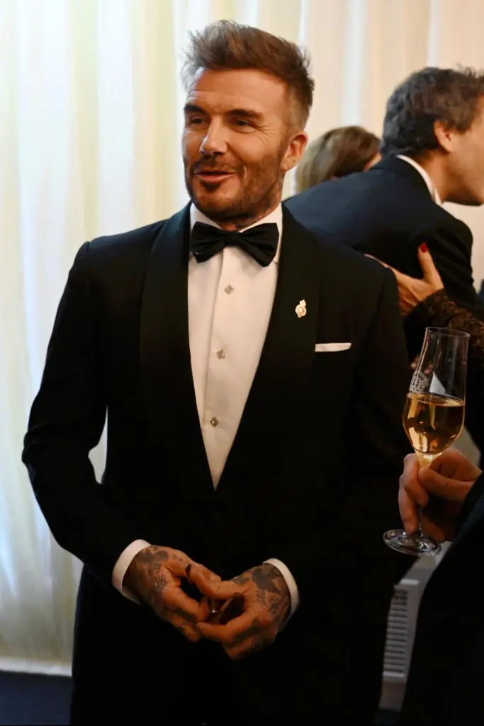 David Beckham is a crush for many people. Credit: Finnbarr Webster/Getty