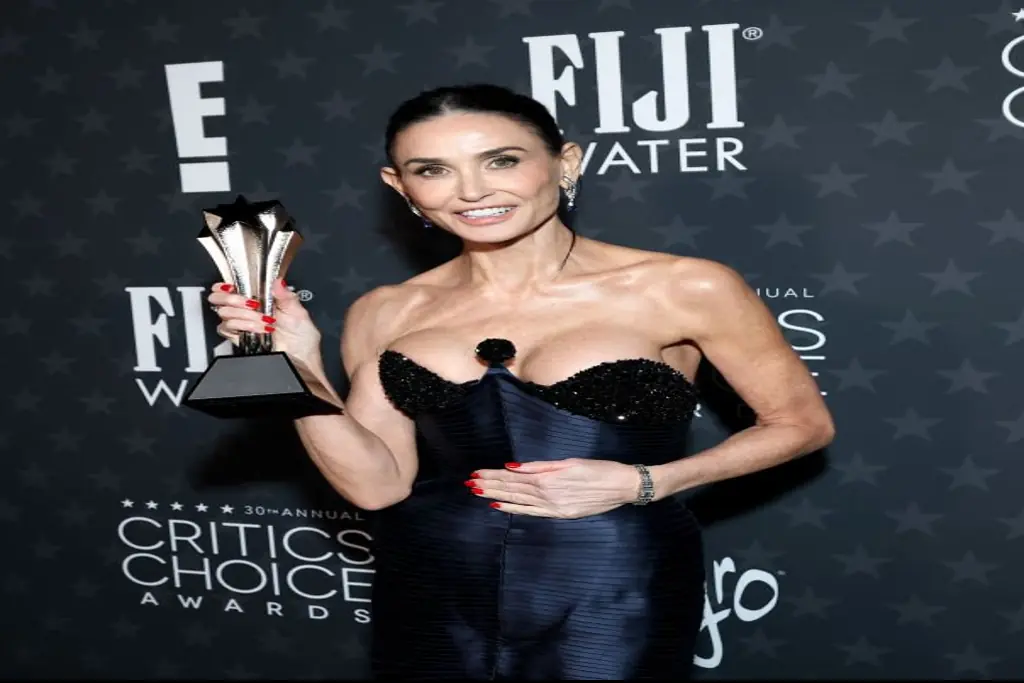 Moore won Best Actress at the event. Credit: Matt Winkelmeyer/Getty Images for Critics Choice Association