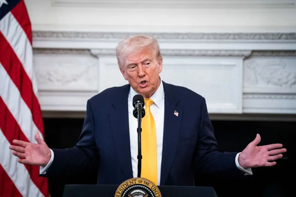Trump speaking during the Governors meeting. Credit: Jabin Botsford/The Washington Post via Getty Images