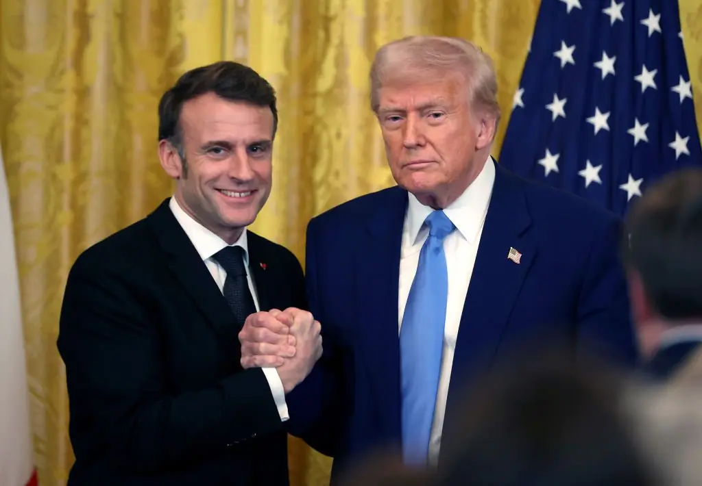 Raphaël Glucksmann's demand could strain the relationship between President Donald Trump and French President Emmanuel Macron. Credit: Tasos Katopodis / Getty