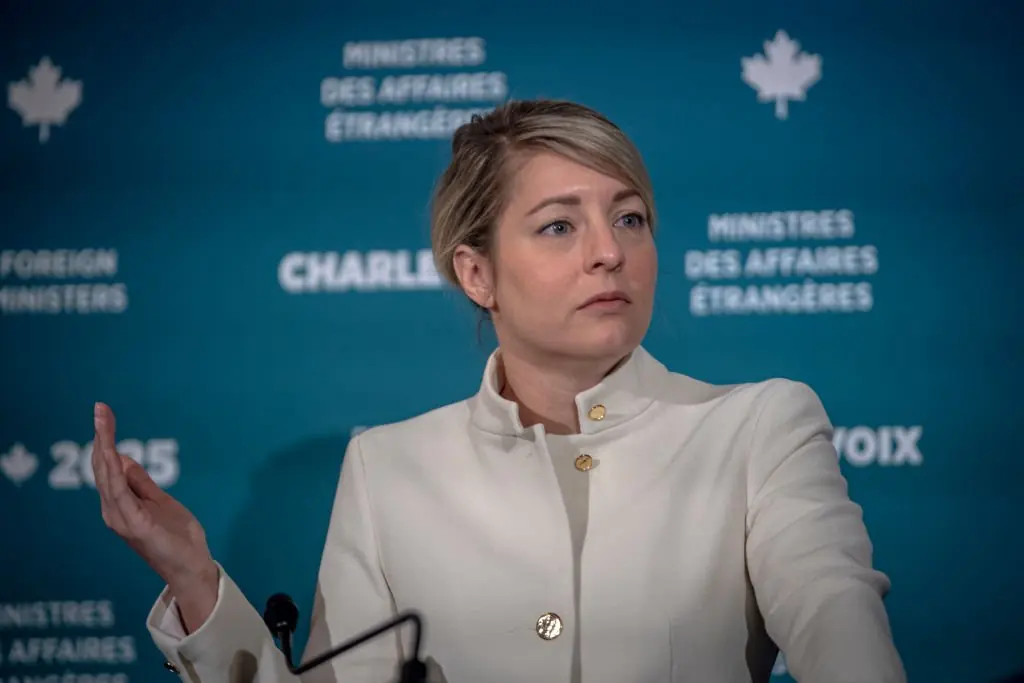 Canadian Minister of Foreign Affairs Melanie Joly. Credit: Andrej Ivanov/Getty Images