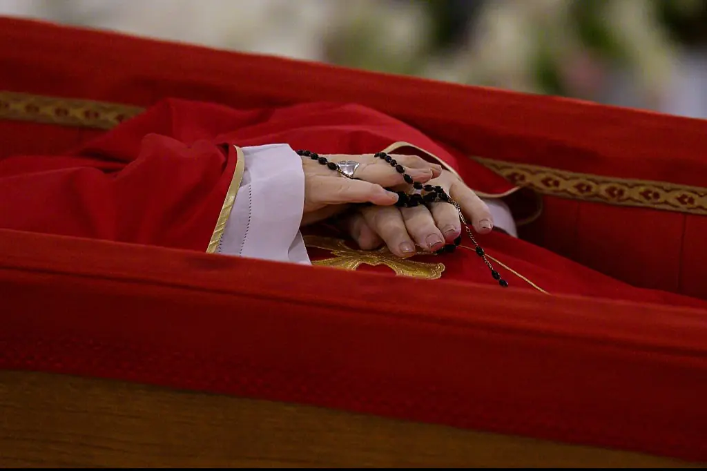 The Pope will be laid to rest on Saturday. Credit: Vatican Media via Vatican Pool/Getty Images