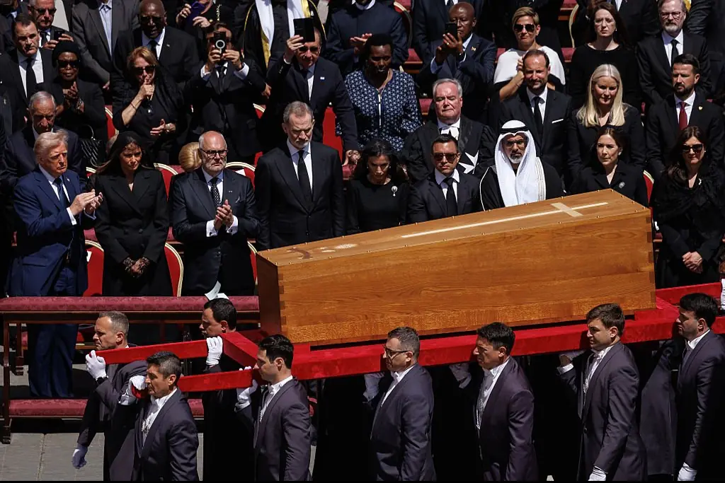pope francis' funeral. Credit: Dan Kitwood / Getty