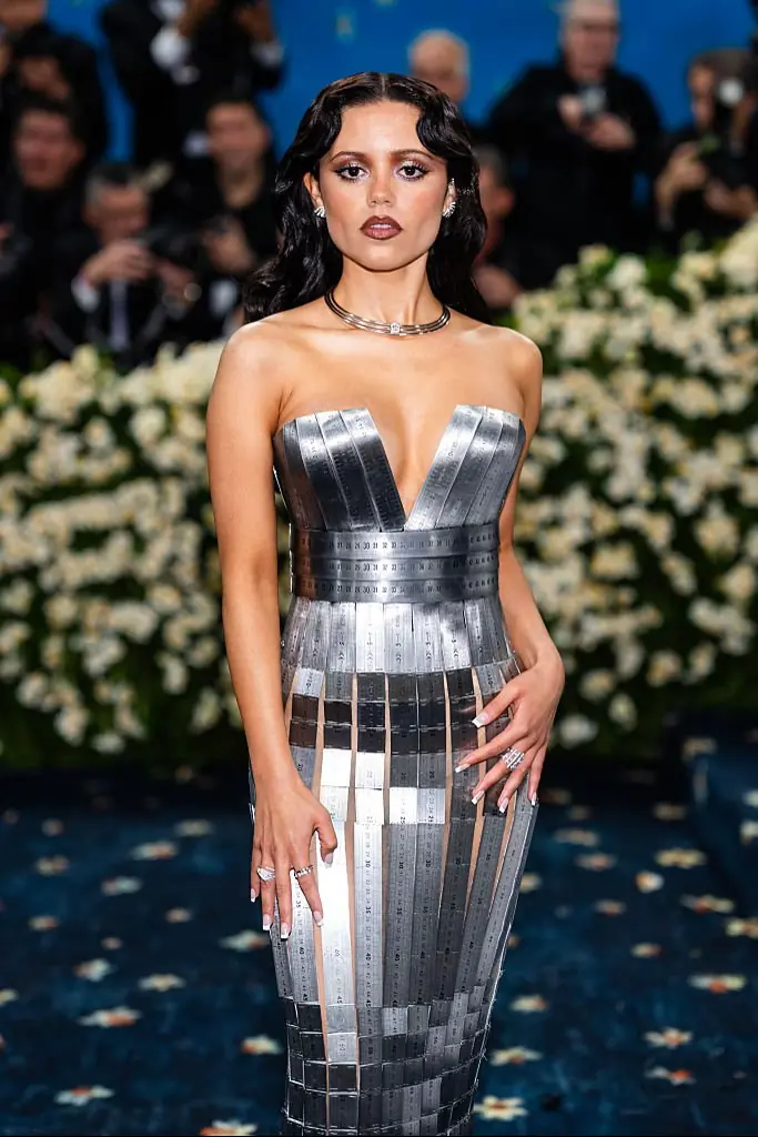 A Ruler: Social media adored Jenna Ortega's look. Credit:  TheStewartofNY/Getty Images