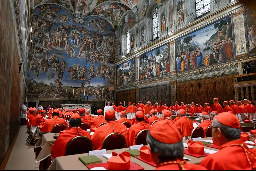 The conclave is into its second day. Credit: Vatican Pool - Corbis / Getty