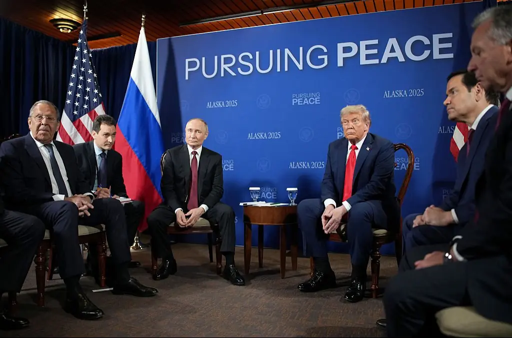 Donald Trump Vladimir Putin. Credit: Andrew Harnik / Getty