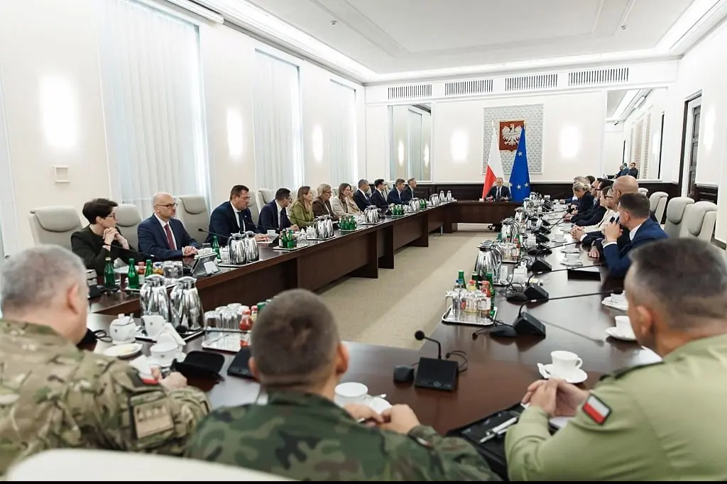 Poland's government have invoked Article 4. Credit: Polish Prime Minister's Office / Handout/Anadolu via Getty Images