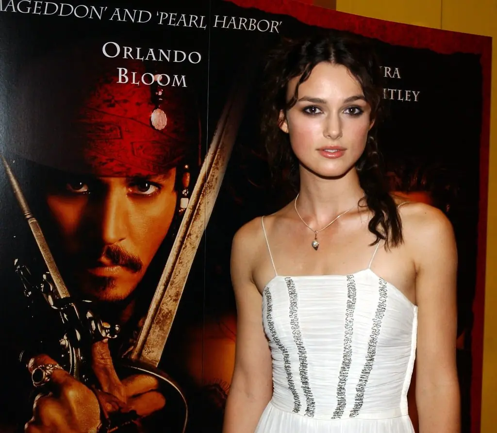 Knightley was only 17 during her time on set. Credit: ShowBizIreland.com/Getty