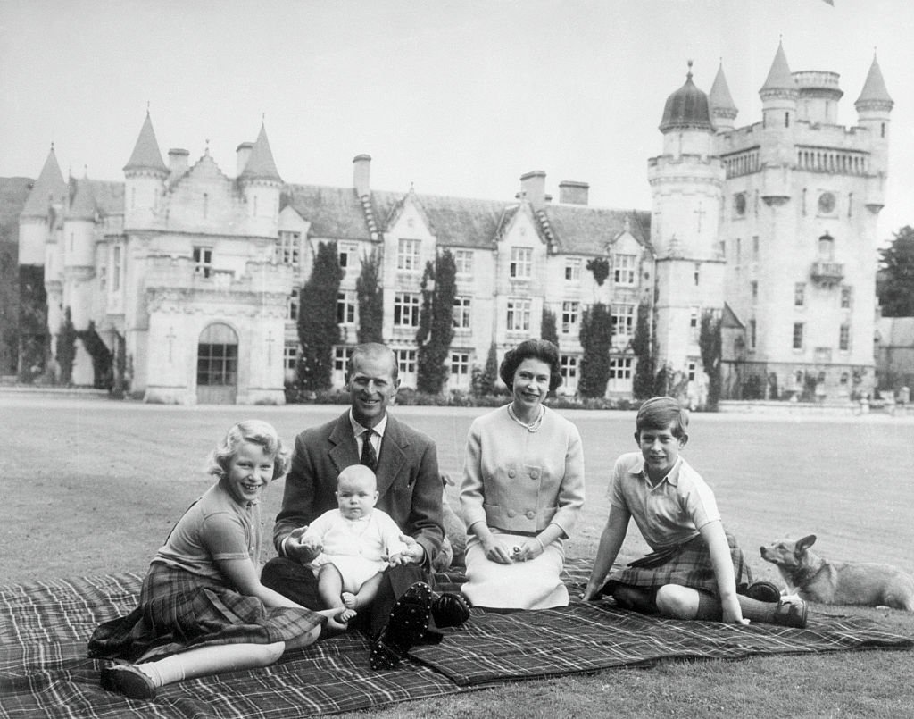 The Queen died at her beloved Scottish home, Balmoral. (pictured outside it in 1960) Credit: Bettmann/Getty Images