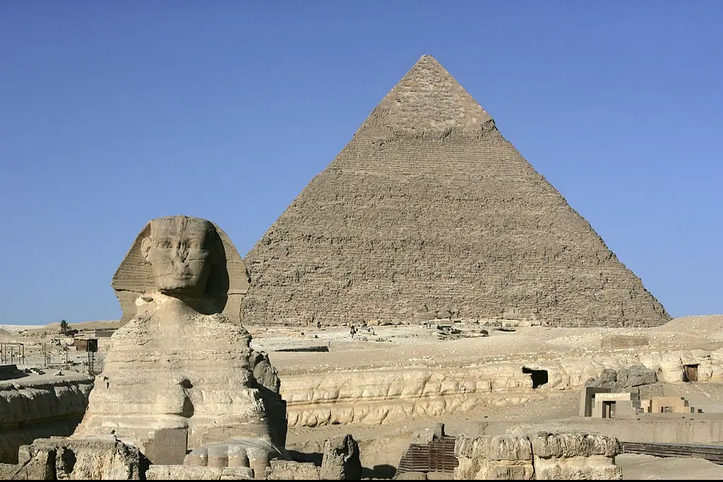The Great Pyramid of Giza is one of the . Credit: Marco Di Lauro / Getty