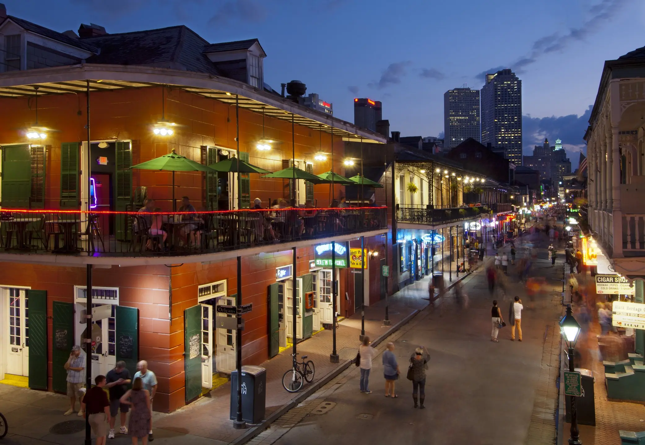 Bourbon Street is a popular destination with tourists and locals alike, Credit: John Coletti/Getty Images 