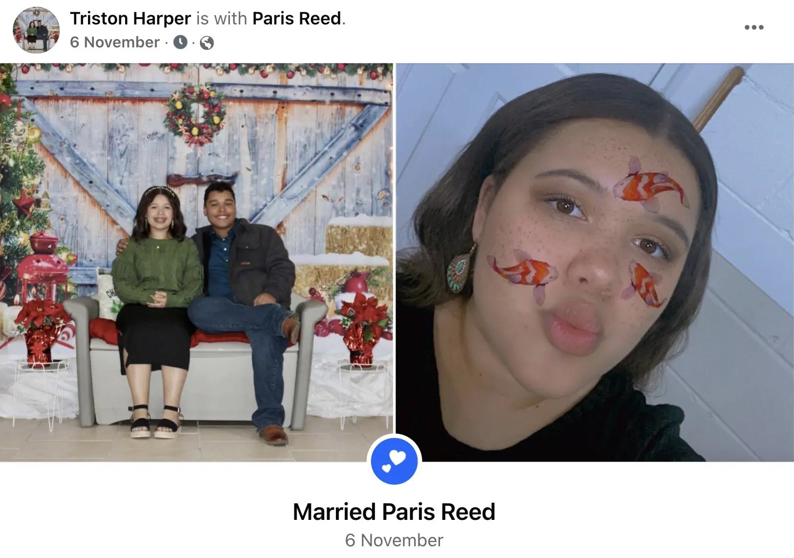 The teen announced the good news on Facebook. Credit: Facebook/TristanHarper.