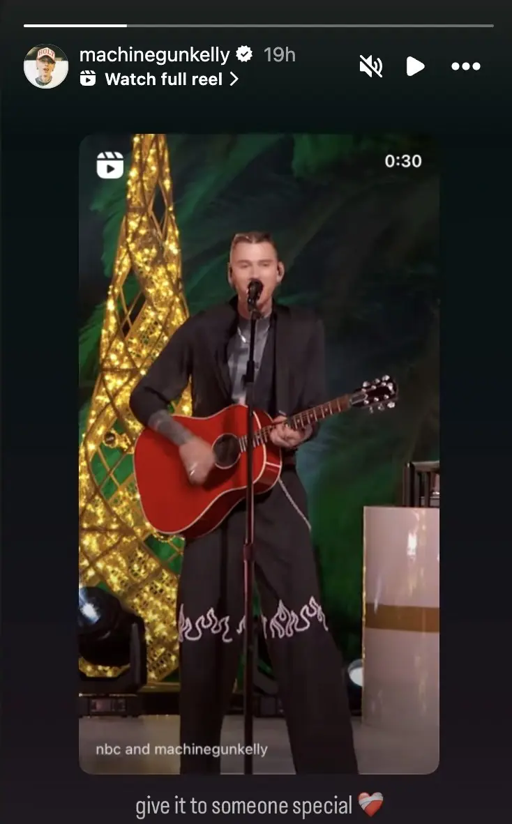 MGK's post appeared to allude to his recent split from on-off fiancée Megan Fox. Credit: Insatgram/Machine Gun Kelly 