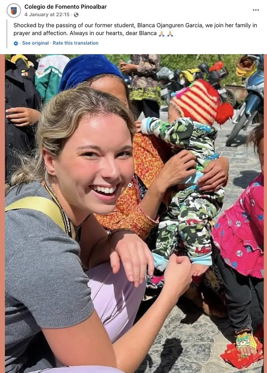 The 22-year-old's boyfriend witnessed the tragic scene unfold. Credit: Facebook