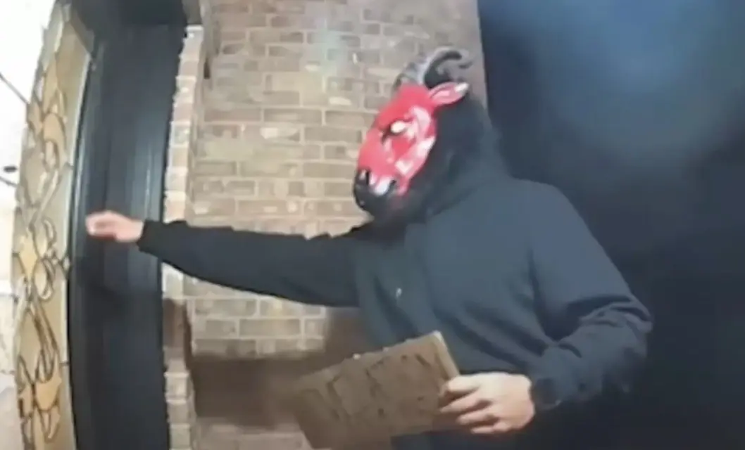 The incident was pretty scary for the homeowner. Credit: CBS Texas