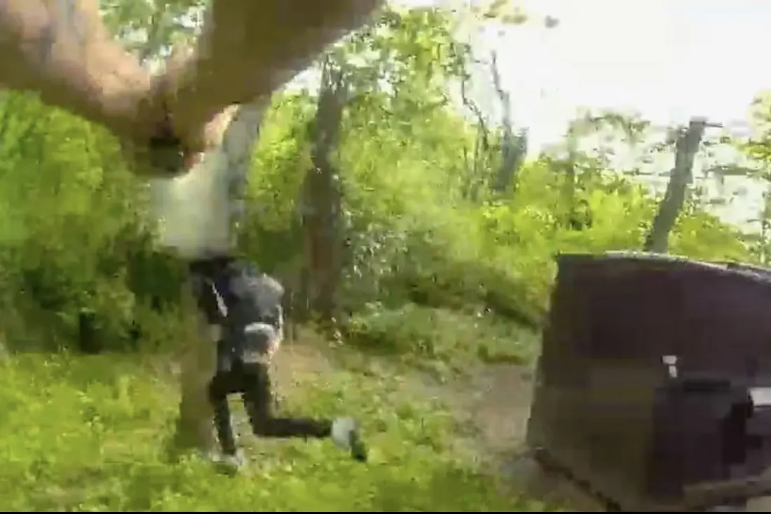 Body cam footage showed police shooting 18-year-old Ryan Hinton. Credit: Cincinnati Police Department