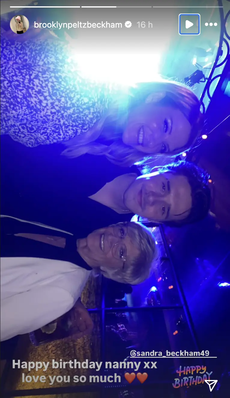 Credit: Brooklynpeltzbeckham / Instagram