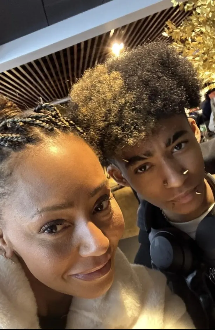Mel B and her son, Angel. Credit: Instagram / Mel B