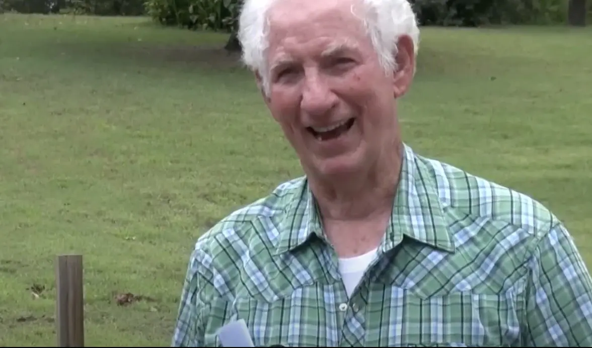 Doyle tended to the seeds despite not knowing what they were. Credit: 5News / YouTube