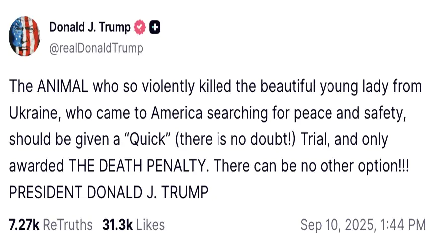 Credit: Truth Social