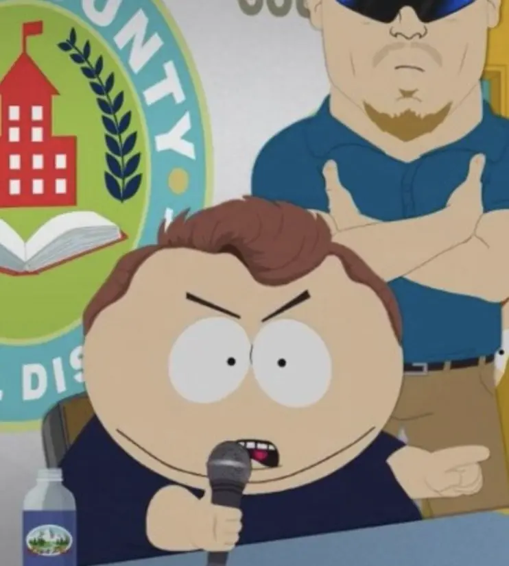 A South Park rerun of Charlie Kirk being parodied has been pulled. Credit: South Park / Comedy Central