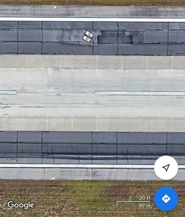 The graves are visible on Google Maps. Credit: Google Maps