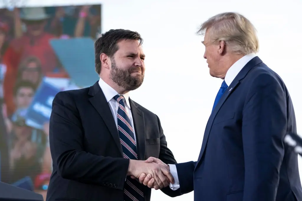 Donald Trump has selected J.D. Vance as his running mate. Credit: Drew Angerer / Getty