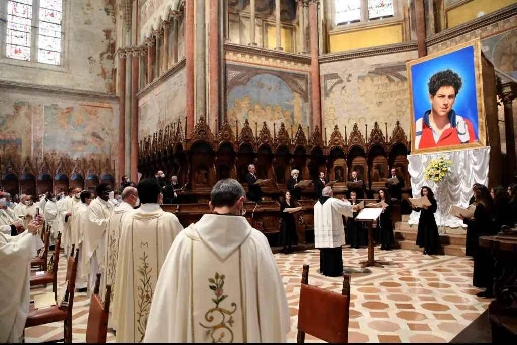 He is the first Millennial to be canonized. Credit: Vatican Pool/Getty Images