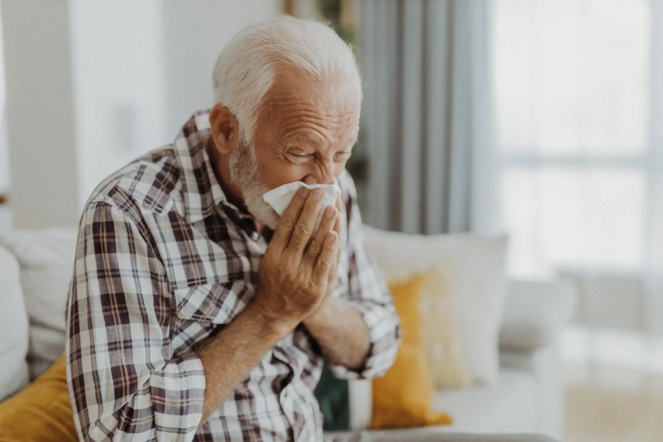 The man's sneeze turned into a medical emergency. Credit: milan2099/Getty