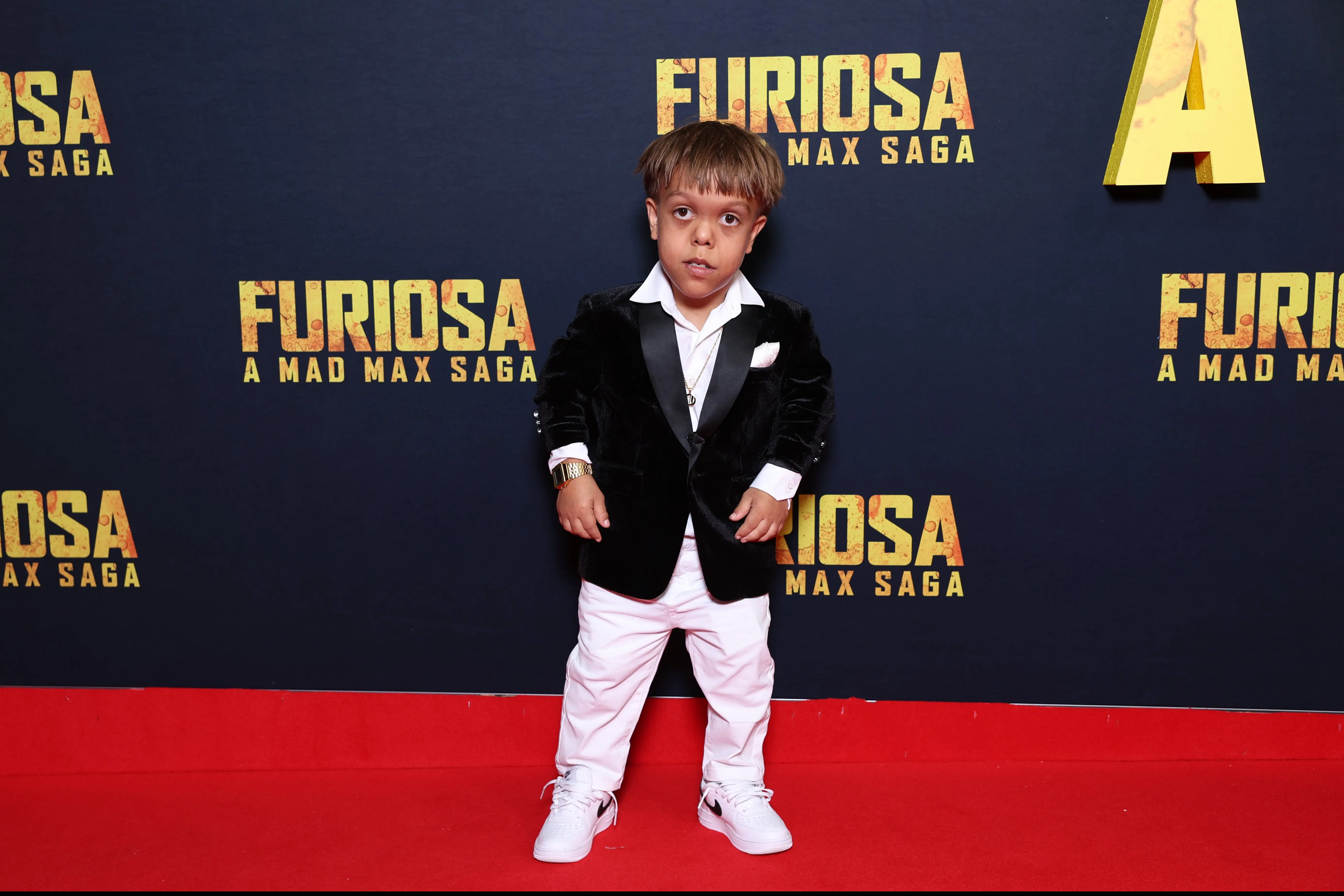 Quaden Bayles at the Furiosa premiere. Credit: Don Arnold / Getty