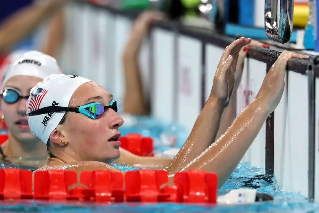 The cap catcher has certainly stolen the show. Credit: Al Bello/Getty