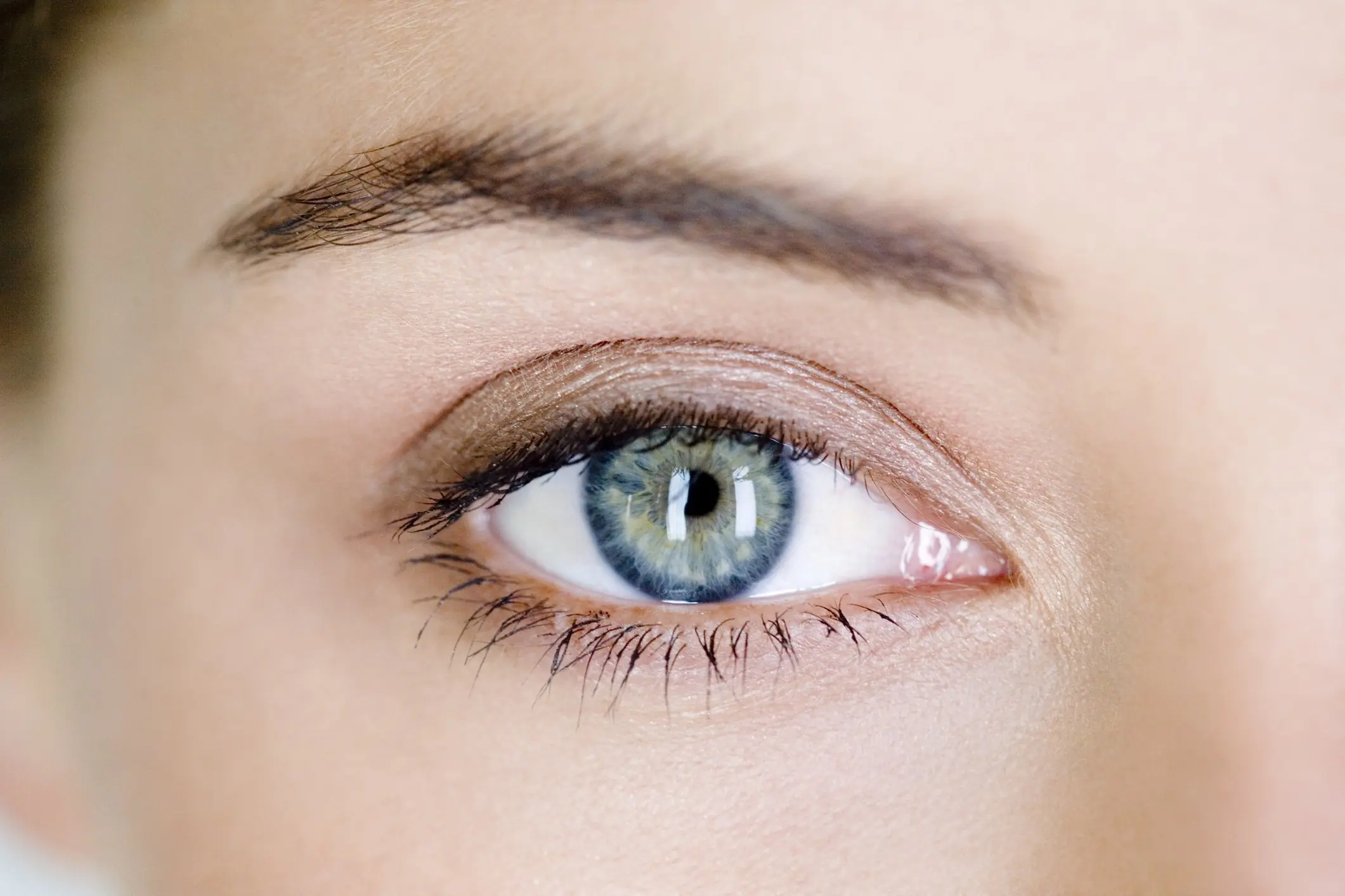 Blue eyes are the result of a genetic mutation. Credit: Cecile Lavabre / Getty