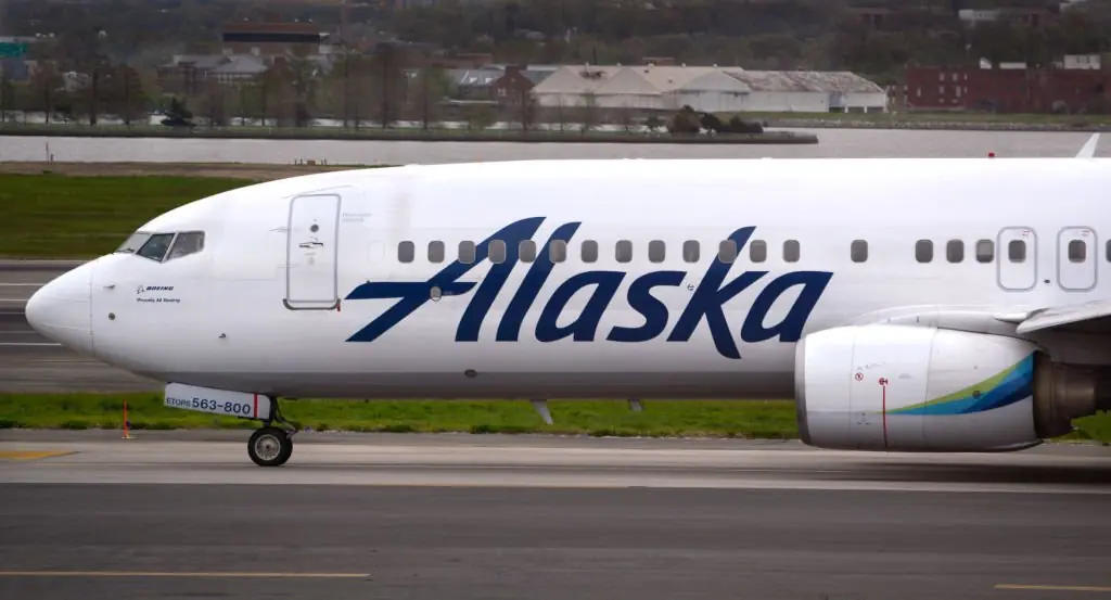 The suspected human trafficking took place on an Alaska Airlines flight. Credit: Robert Alexander / Getty