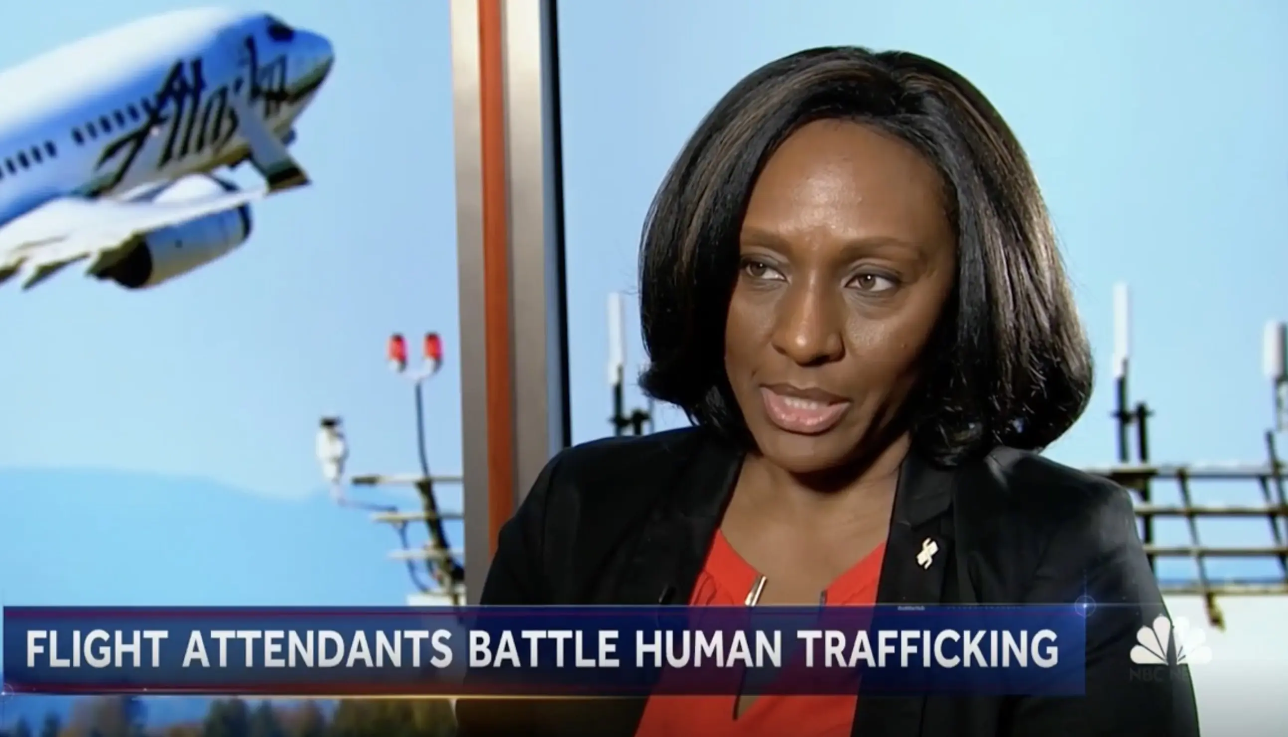 Sheila Federick revealed how she was able to get the girl away for a moment. Credit: NBC News