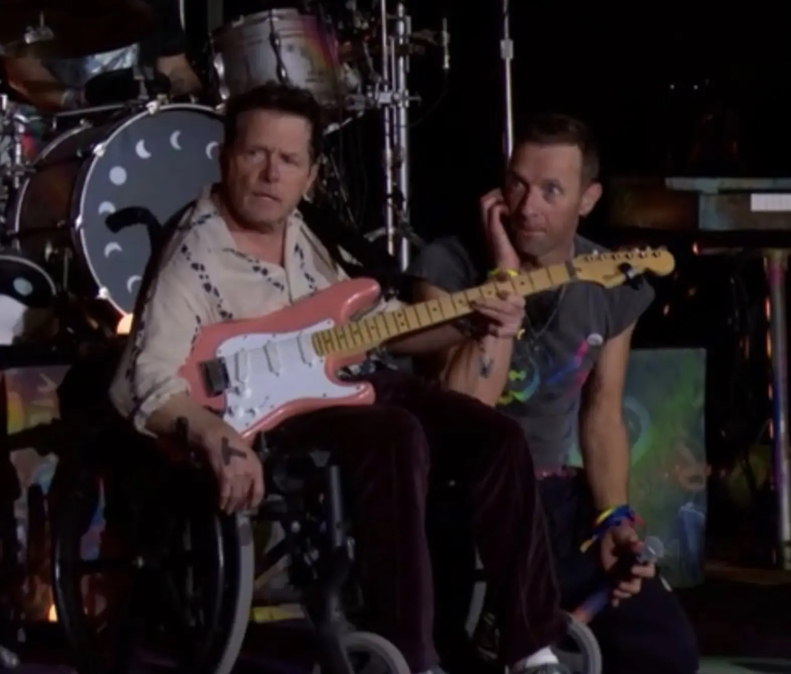 Michael J Fox left the crowd and viewers emotional. Credit: BBC (Screenshot)