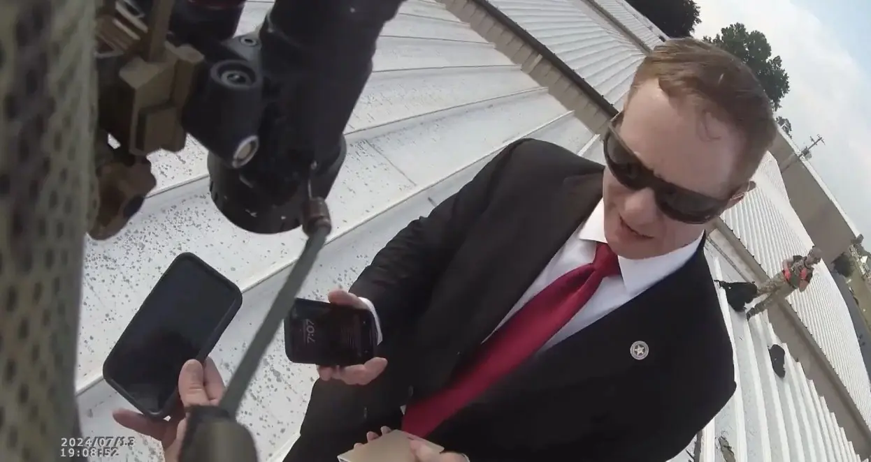 Secret Service agents were aware of Crooks' presence. Credit: Beaver County Emergency Services Unit