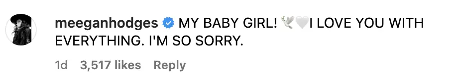 Lucy-Bleu Knight’s mom shared a heartbreaking response on her final Instagram post. Credit: Instagram